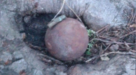Kyller, Osmanl dneminden kalma 2 el bombas buldu