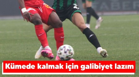 Kümede kalmak için galibiyet lazım