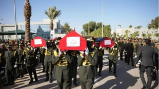 Libya komutanlar�n� u�urlad�