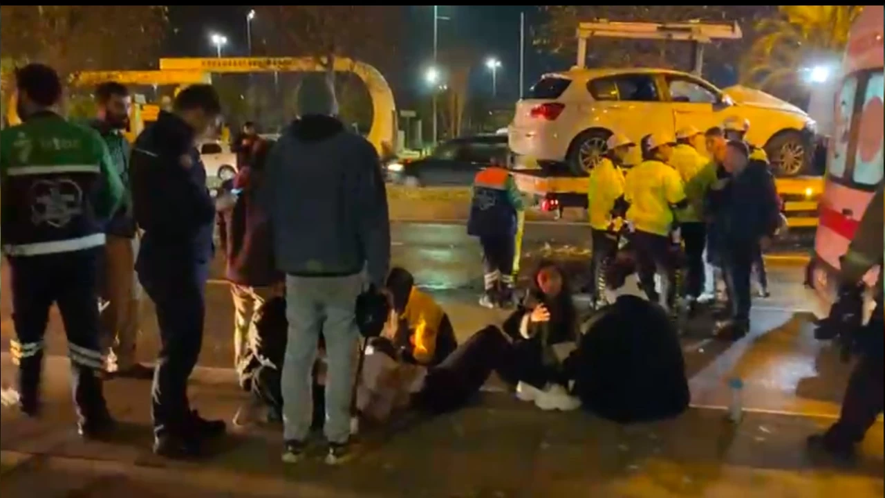 Maltepe'de trafik kazası: 4 yaralı