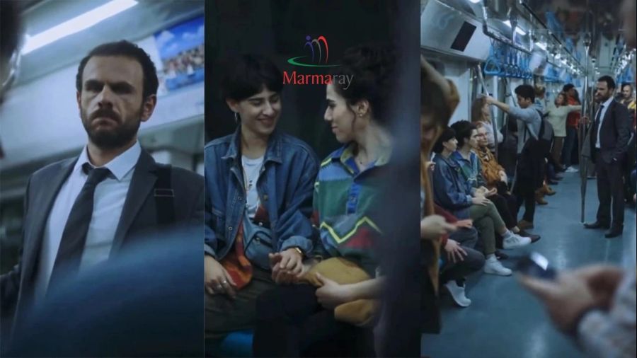 Marmaray'da LGBT filmi krizi