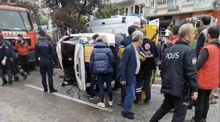 Okul yolunda faciadan böyle dönüldü