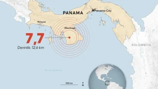 Panama'da 7,7 büyüklüğündeki depremde 15 öğrenci hafif yaralandı