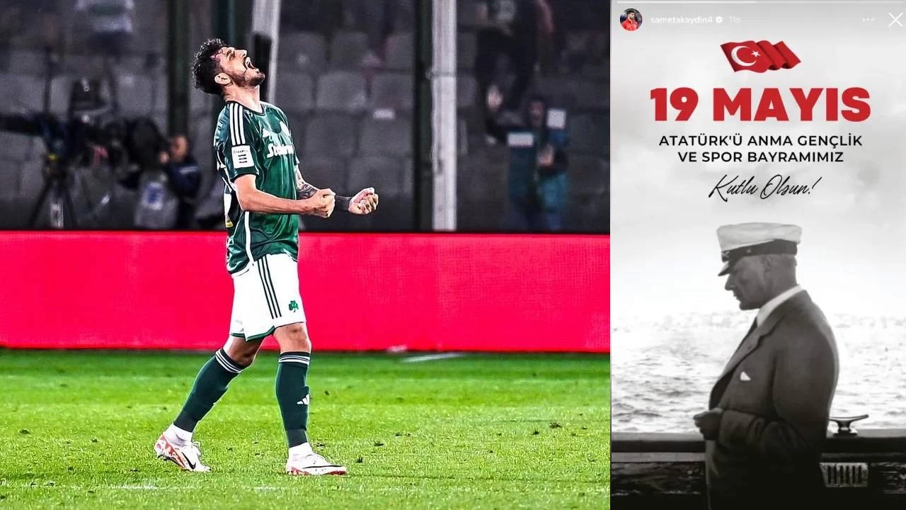 Panathinaikos, Atatürk'lü 19 Mayıs paylaşımını kaldırmayan Samet Akaydın'ı kadro dışı bıraktı