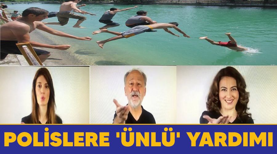 Polislere 'ünlü' yardımı