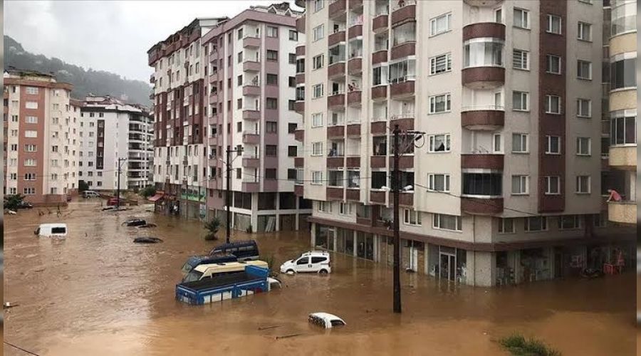 Rize Valiliğinden sel açıklaması