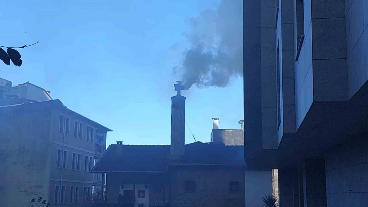 Rize'de baca yangını paniğe neden oldu