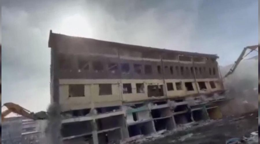 Rize'deki bina yıkılmayı bekliyormuş!
