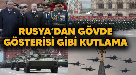 Rusya'dan gövde gösterisi gibi kutlama