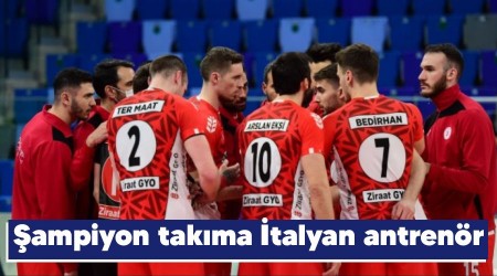 Şampiyon takıma İtalyan antrenör