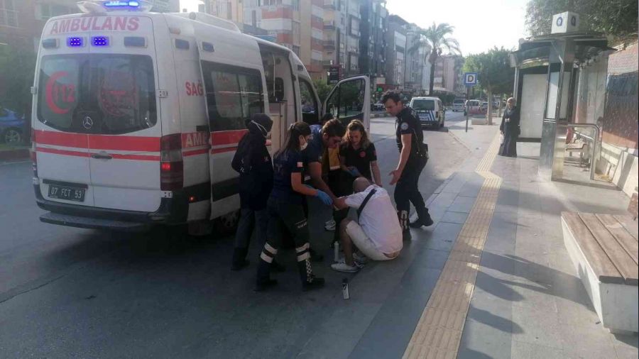 Şampuan ve deodorant içen şahıs kendinden geçti
