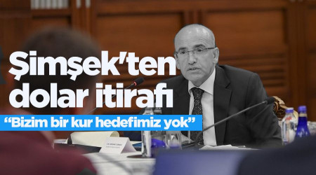 Şimşek'ten dolar itirafı