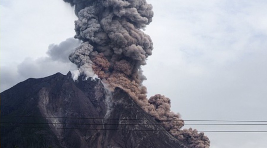 Sinabung Yanarda�� hareketlendi