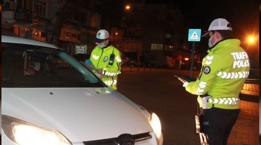 Sinop'ta 95 araç trafikten men edildi