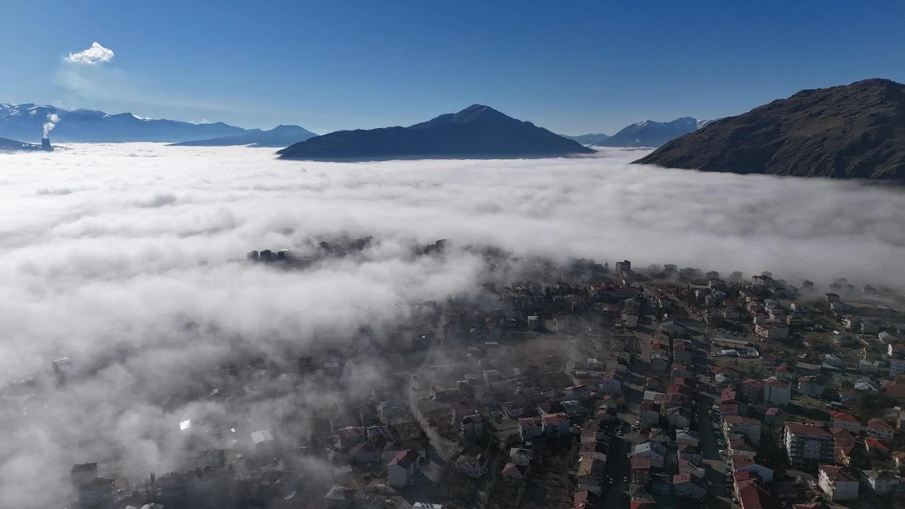 Adana'da sis kartpostallk grntler oluturdu