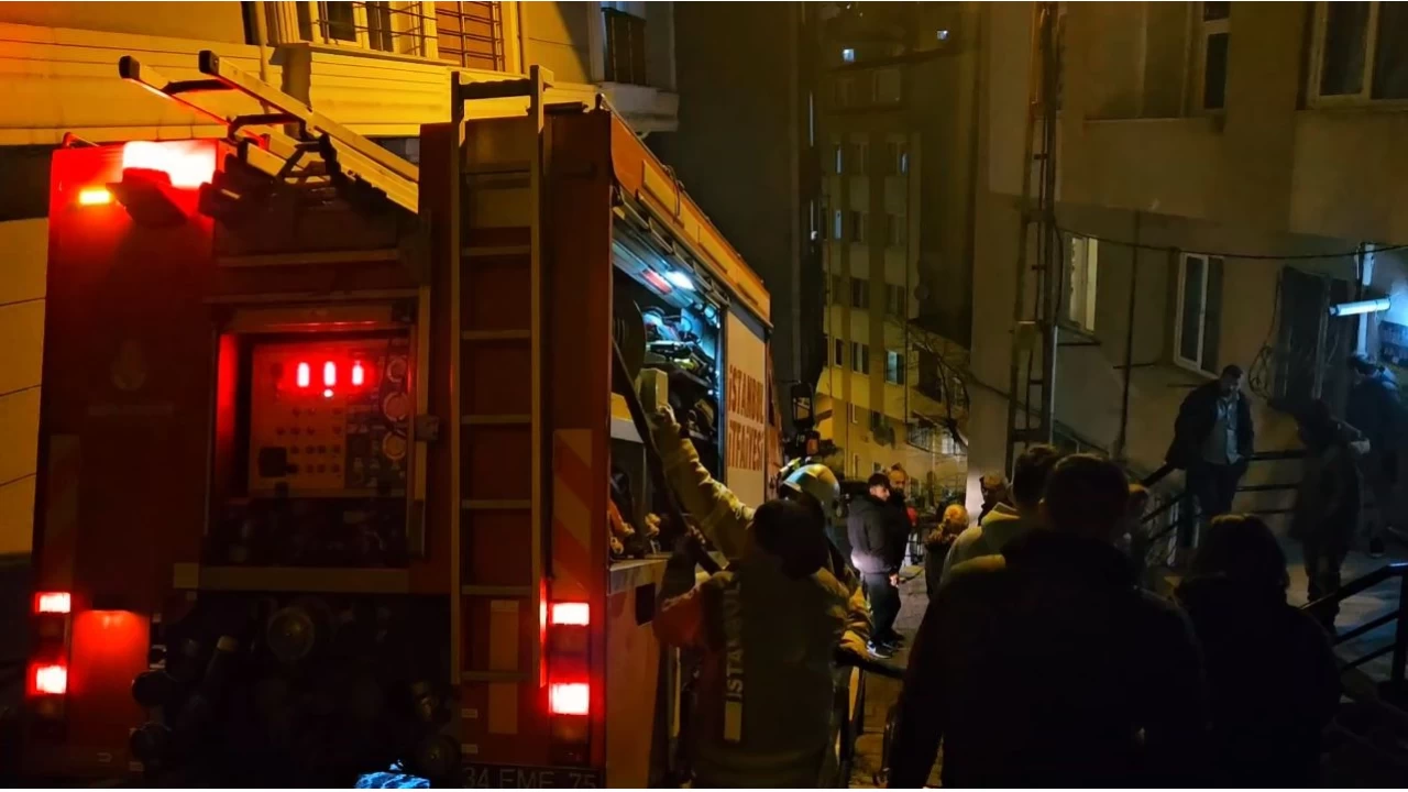 Şişli'de yangın paniği: Kombiden çıkan yangın mahalleliyi korkuttu
