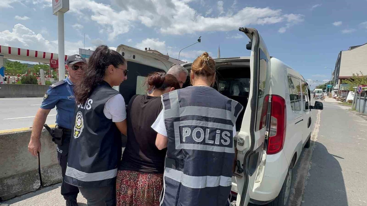 Su makinesi kadn hrsz Yalova'da yakaland