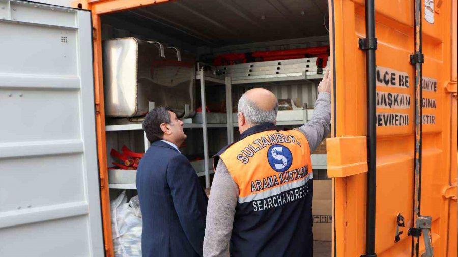 Sultanbeyli'de afet istasyonları kuruldu