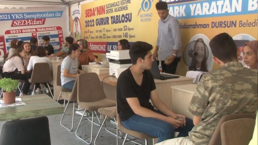 Sultangazi Belediyesinden rencilere cretsiz tercih danmanl 