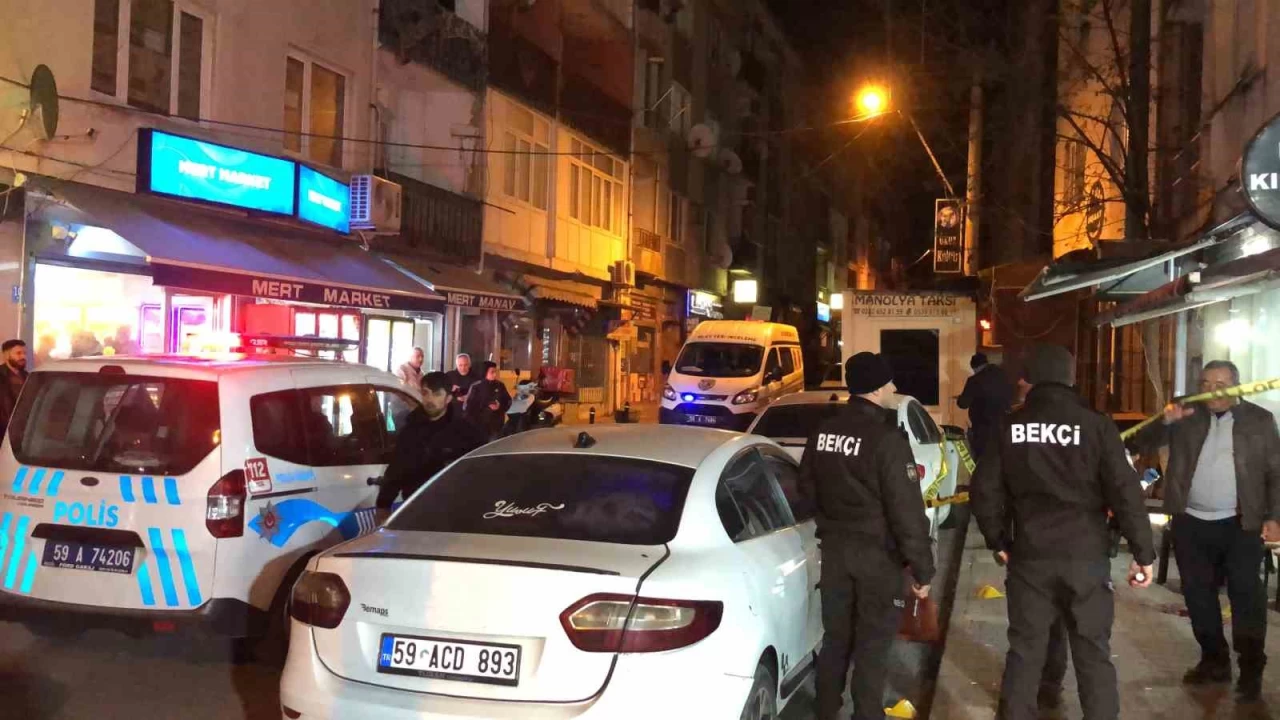 Tekirdağ'da kahvehane önünde silahlı saldırı: 1 yaralı