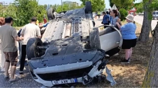 Ters dnen arata skan srcy itfaiye kurtard
