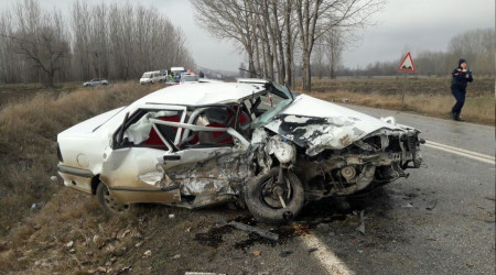 Tokat'ta gizli buzlanma kazaya neden oldu