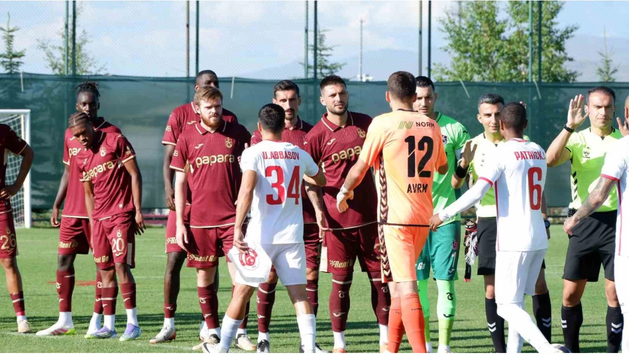 Trabzonspor hazrlk manda yenildi