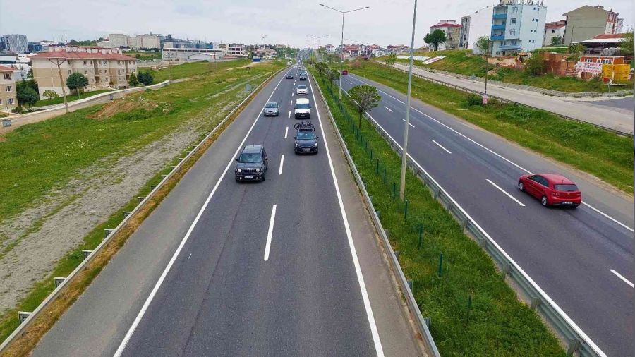 Trakya yollar�nda '34 plaka' yo�unlu�u