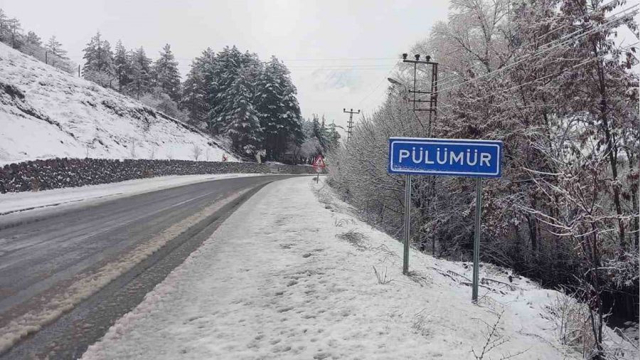 Tunceli 'beyaz' güne uyandı
