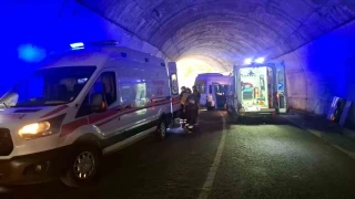 Tunceli'de tnelde trafik kazas: 8 kii yaraland