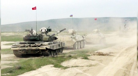 Trkiye ve Azerbaycan'n ortak tatbikat balad