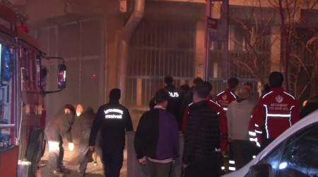 Ümraniye'de cila atölyesinde çıkan yangın paniğe neden oldu