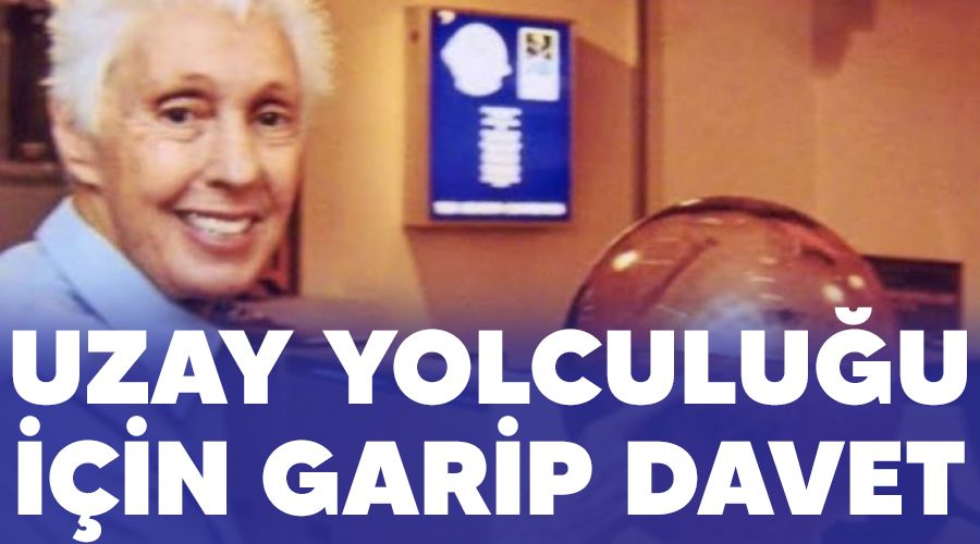 Uzay yolculuğu için garip davet