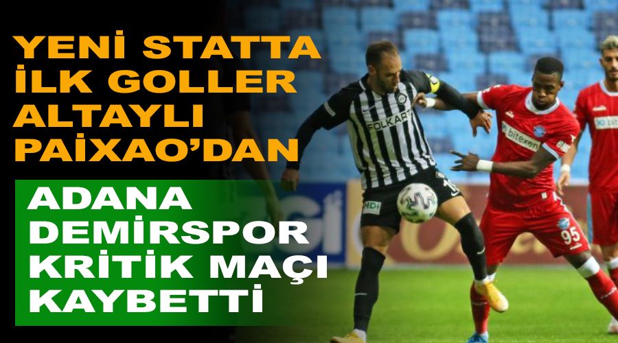Yeni statta ilk goller Paixao'dan