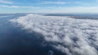 Youn sisle kaplanan anakkale Boaz dronla grntlendi