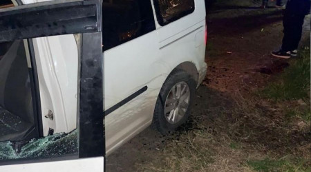 Ziraat Odası Başkanının aracına keserli saldırı