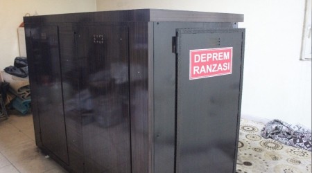 600 ton yük taşıyabilen deprem ranzası üretti