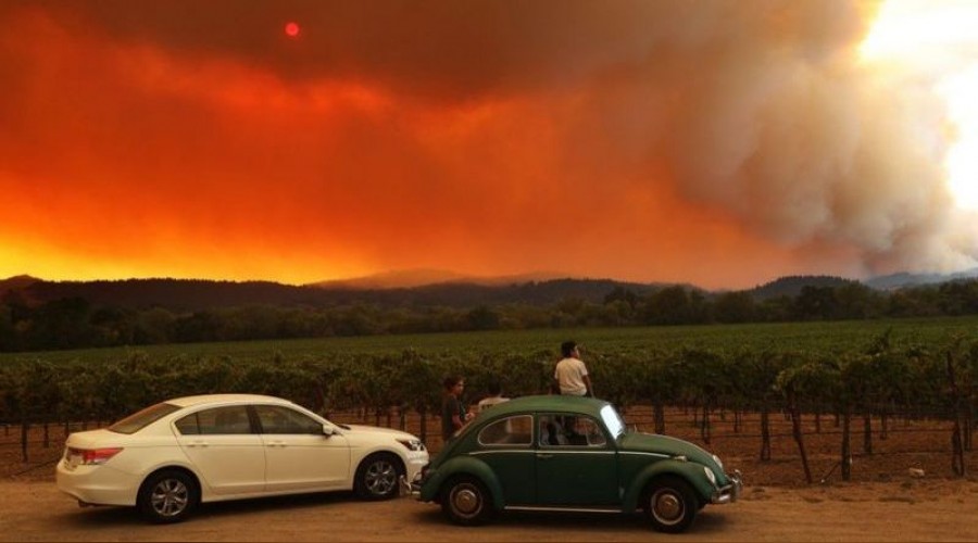  ABD'yi bu kez yang�nlar vuruyor