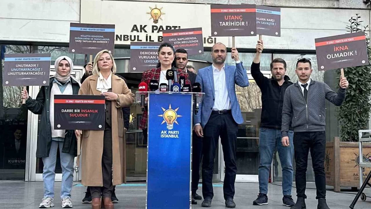 AK Parti'den �stanbul'da 28. �ubat'�n y�l d�n�m�nde a��klama