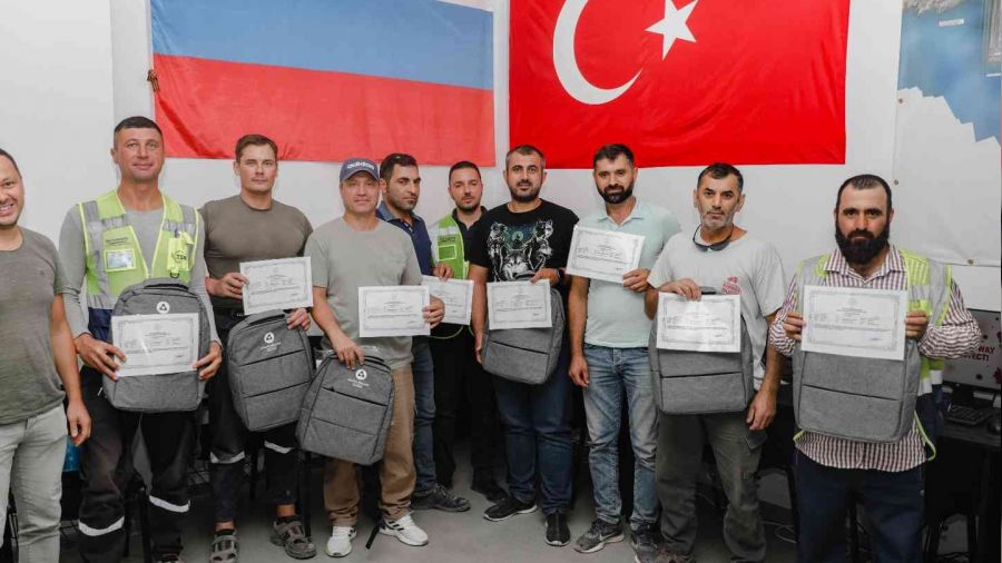 Akkuyu NGS E�itim Merkezi, ilk mezunlar�n� verdi