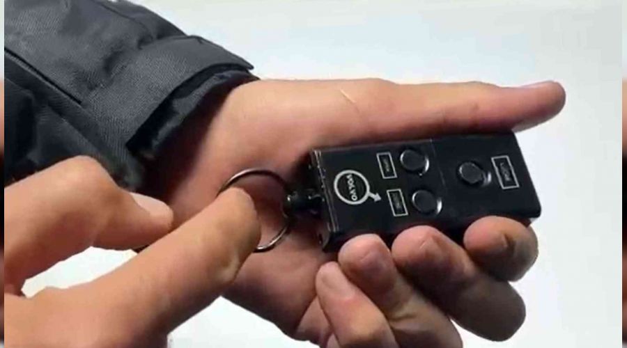 Anahtarl�k �eklinde tabanca ele ge�irildi