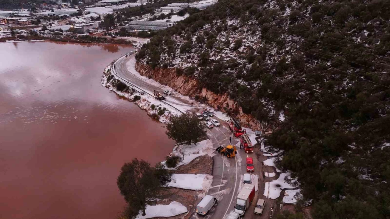 Antalya Demre'de k�rfez �amur rengine d�nd�
