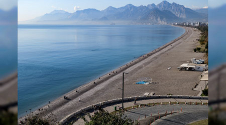 Antalyada yln son deniz keyfi