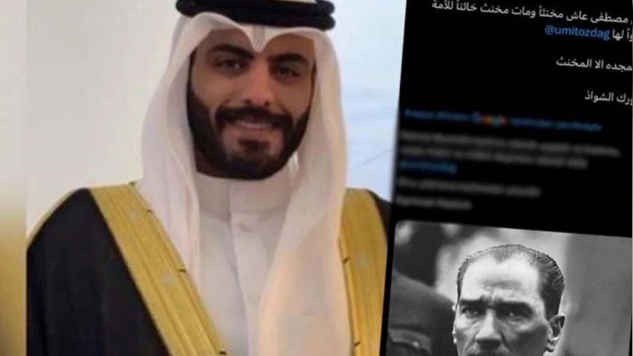 Atat�rk�e ve T�rk milletine hakaret eden Kuveytli �ah�s i�in su� duyurusu