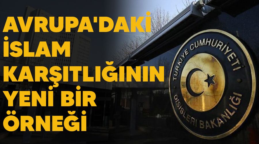 Avrupa'daki �slam kar��tl���n�n yeni bir �rne�i