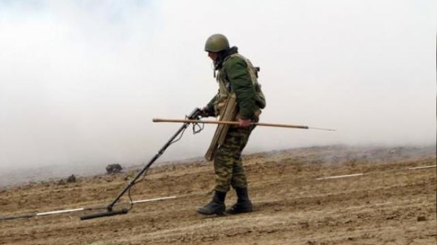Azerbaycan'da mayn patlamas sonucu 1 asker ehit oldu