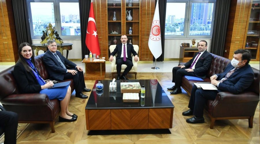 Bakan Muş, ABD Büyükelçisi Satterfield ile görüştü