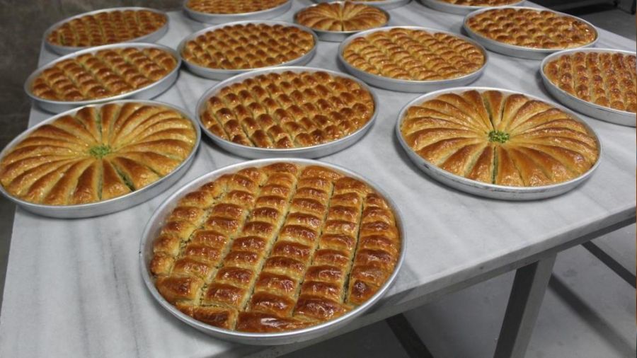 Baklavac�lar�n bayram yo�unlu�u ba�lad�