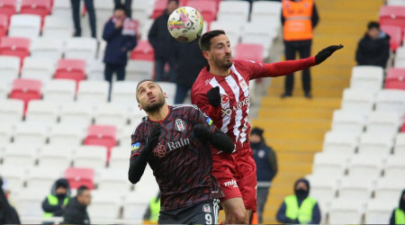Beşiktaş'a Sivas'ta soğuk duş