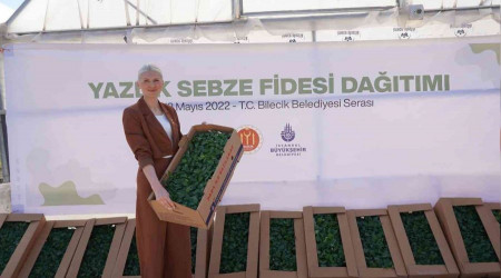 Bilecik'te çiftçilere 100 bin domates, biber, karpuz ve patlıcan fidesi dağıtıldı